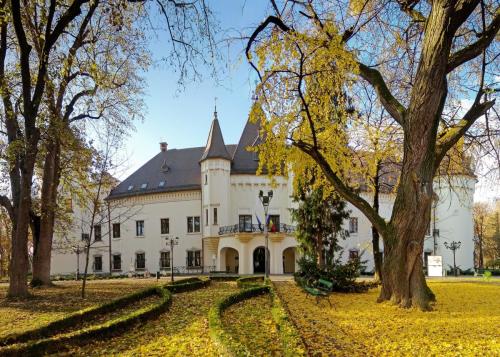 A kastélyt a Károlyi család építtette a 15. század végén. A 12 hektáros parkjában több növényritkaság található.